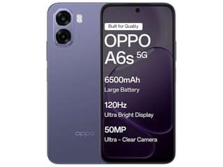 OPPO A6S 5G Smartphone, 6GB RAM, 128GB Storage, Elegant Design - Plum Purple