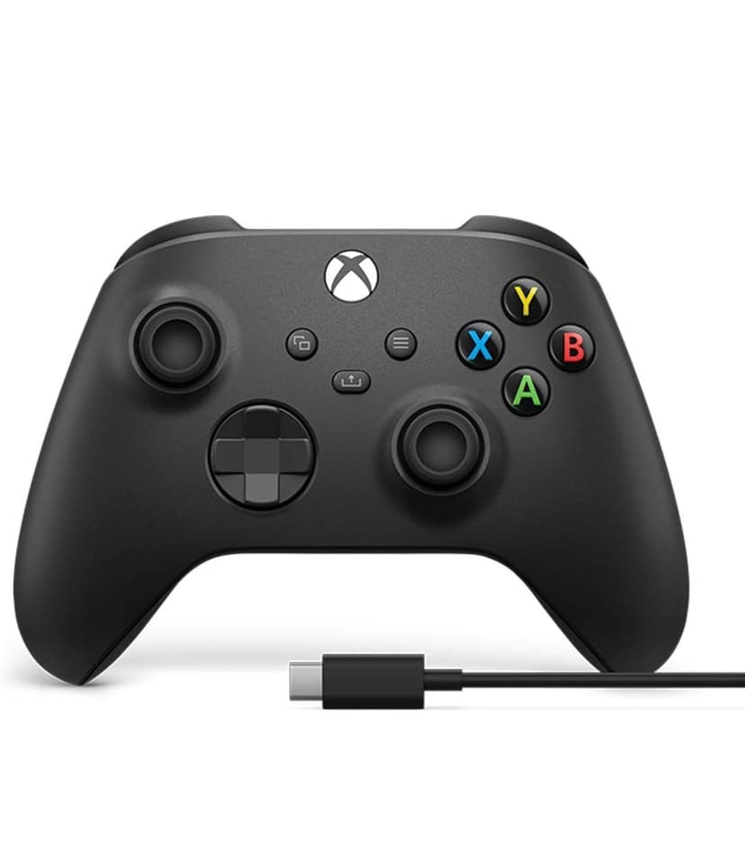 Xbox Controller Carbon Black with USB