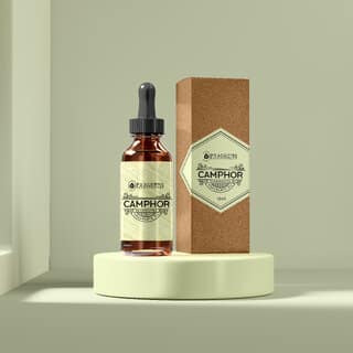 Fragrens Camphor Fragrance Oil 10ml Premium Grade Essential Oil for Diffuser, Skin Massage, Cold Relief Relaxation
