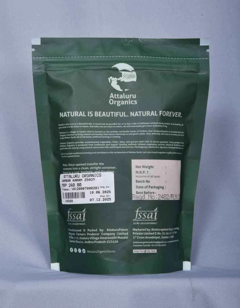Attaluru Organics Sambar Powder view 2