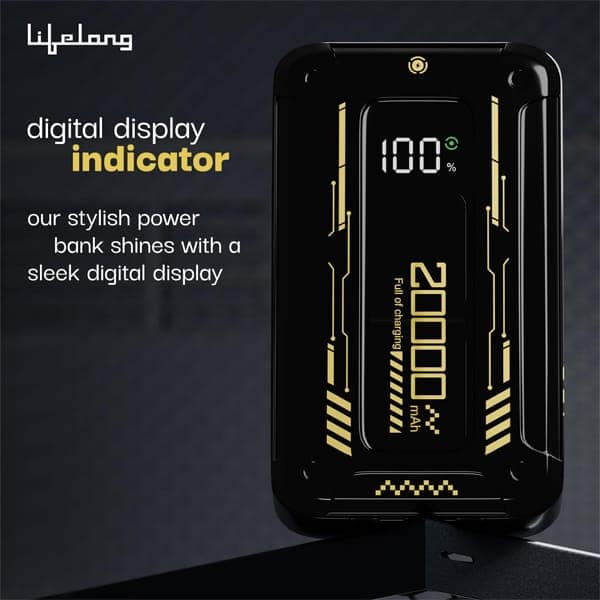 Lifelong Armour 20000 mAh 22.5 W Fast Charging Power Bank view 2
