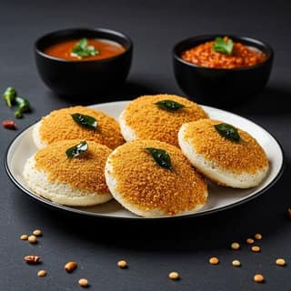 Ghee Podi Idli
