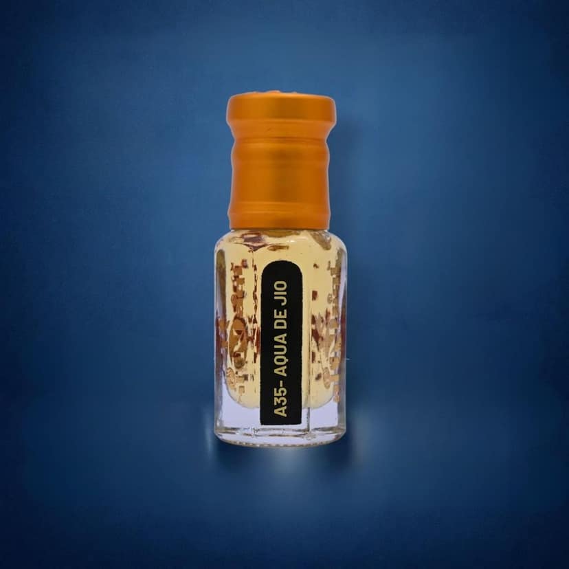 alnaqi fragrances Aqua De Jio Inspired Attar Perfume Oil | Arabian Attar Unisex | Alcohol Free Roll On | Long Lasting Concentrated Perfume Oil | Fresh Citrus Marine Woody Notes view 2