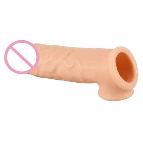 infinity love 8 inch Soft Silicon Men Reusable Dragon Condom With Extra Length And Girth Extension | Penis Sleeve For Men view 2