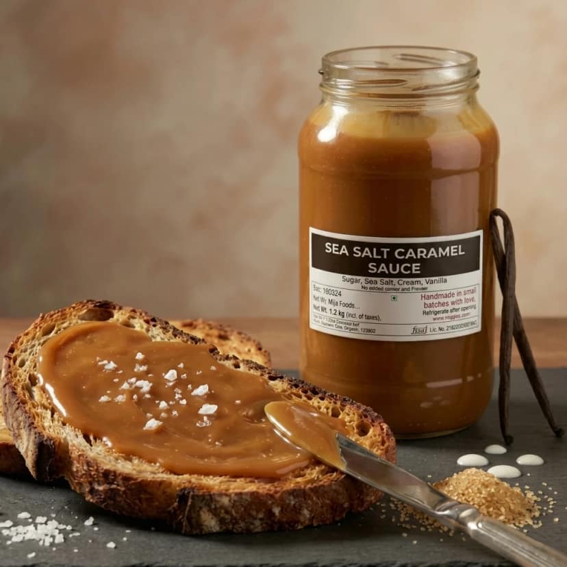 MAJIC JAR Sea Salt Caramel Sauce (1000G) view 2