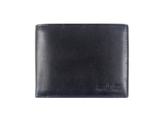 Vital King Men Travel Brown Genuine Leather RFID Wallet (10 Card Slots)