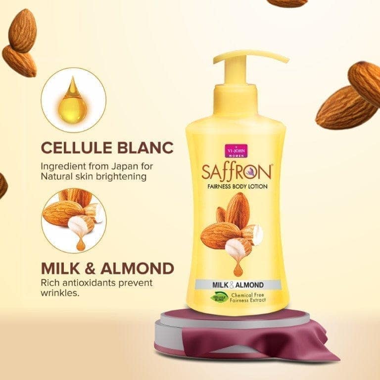 VI-JOHN Body Lotion Combo Of 7 | 250 ML Each | For Men And Women | All Skin Types | Red Apple | Aloevera | Cocoa Butter | Milk Almond | Rose | Turmeric | Body Milk 1.75 L view 2