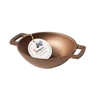 Aarogyam 7" Pre-seasoned Cast Iron Round Kadai, Naturally Nonstick