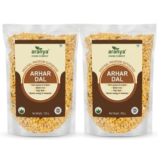 ORGANIC ARHAR DAL PACK OF 2 - 1000 gm