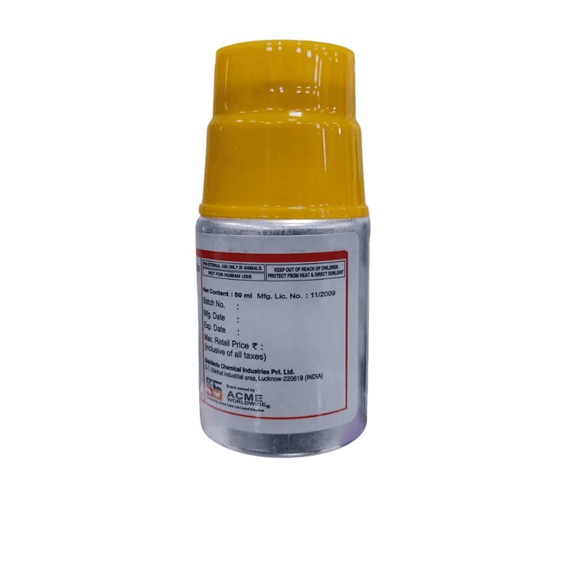 A-mtirazz Anti Flea 12.5% , Amitraz Dip Concentrate Liquid for Fleas | Ticks & Chewing Lice | For Dogs And Others | 50 ml view 2