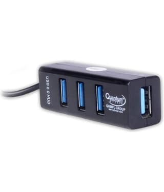 Quantum QHM6660 4 Port Hi-Speed USB Hub with Power Switch