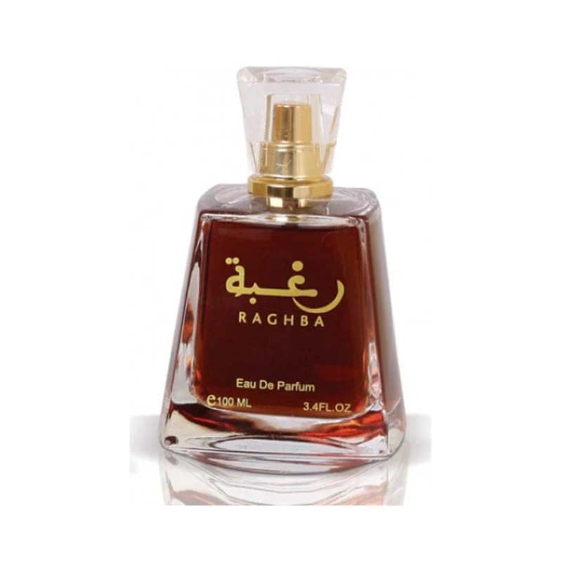 Lattafa Raghba Gold 100 ml EDP – Sweet Amber Vanilla Unisex Fragrance view 2