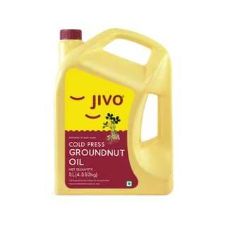 Jivo Cold Pressed oil Groundnut Oil - 5 Litre