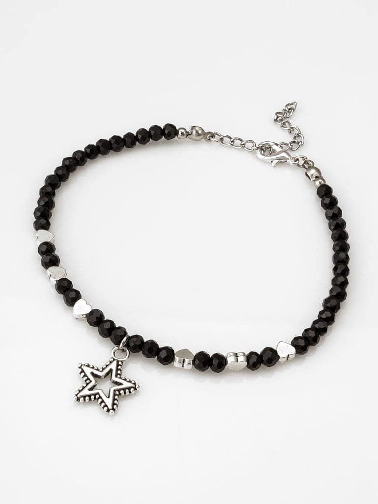 Morison Crystal-Embellished Anklet Sparkle with Every Step view 2