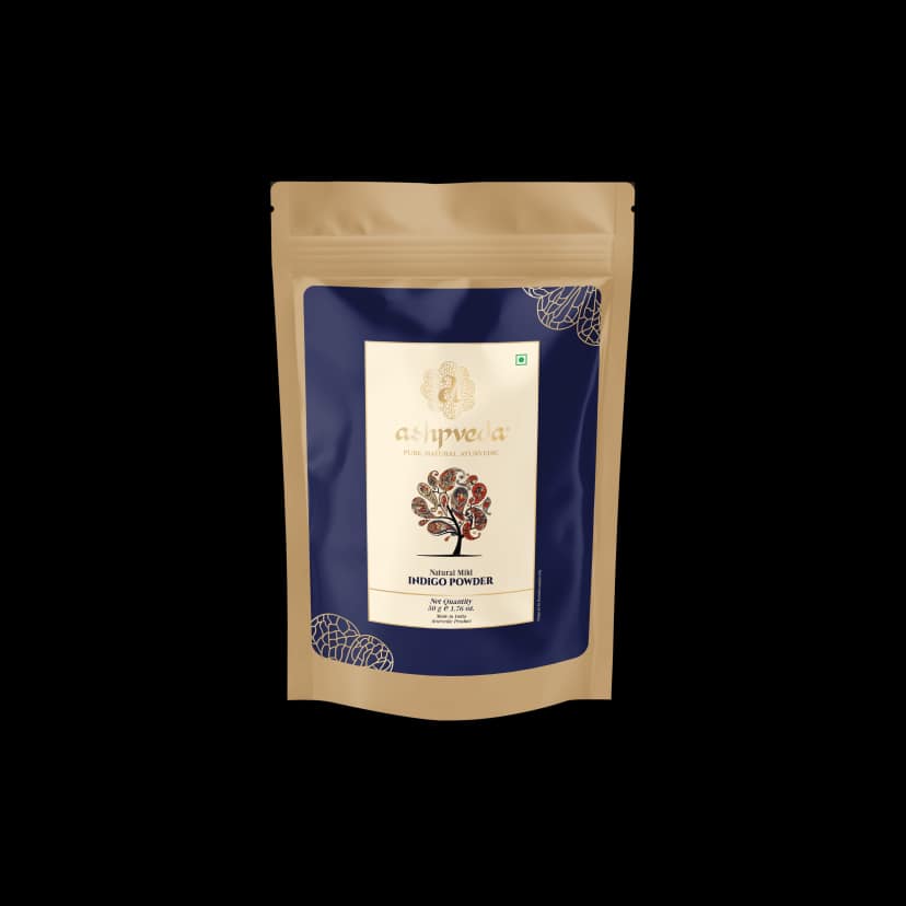 ashpveda Natural Henna Indigo Hair Colour Combo view 2