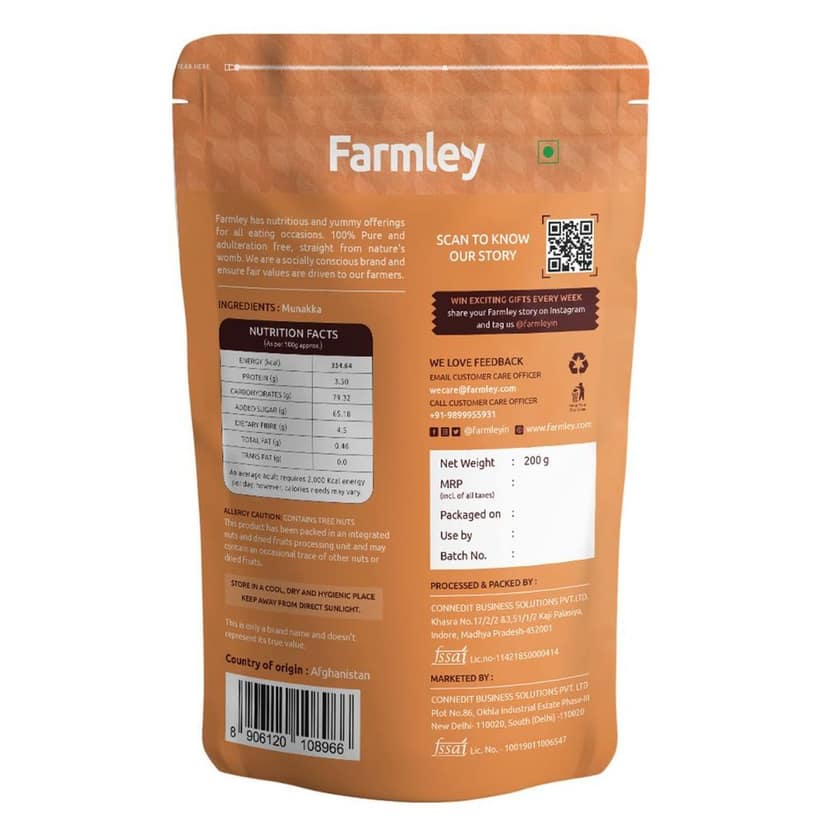 Farmley Premium Munakka 200g view 2