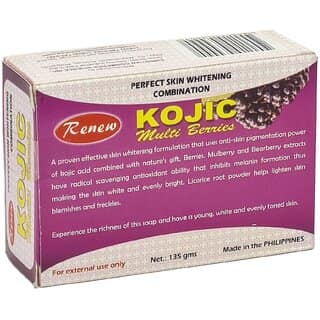 Renew Kojic Multi Berries Herbal Beauty Soap - 135g (Pack Of 4) view 2