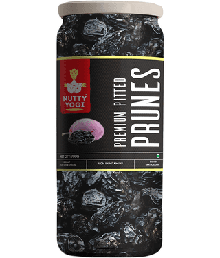 Nutty Yogi Prunes 700g | Dried Premium Pitted California Prunes Health Snack
