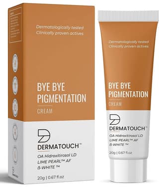 Dermatouch Bye Bye Pigmentation Cream for Blemishes with Lime Pearl & B-White Day Cream 20 gm