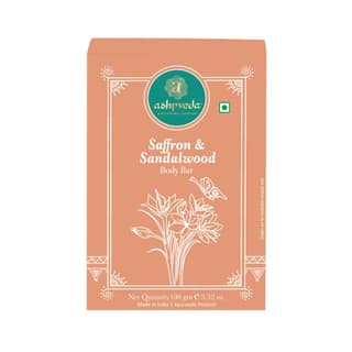 ashpveda Sandalwood & Saffron Bathing Soap