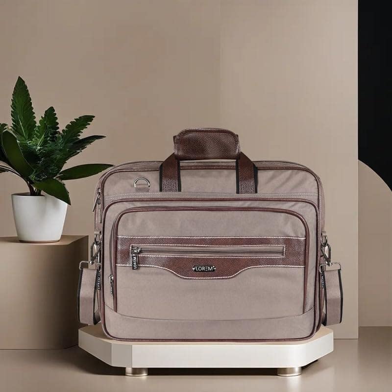 LOREM 28L Messenger Bag For Men - Faux Leather view 2