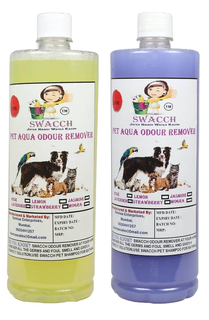 Swacch PET Aqua Odour Remover (1 Litre) (Combo Pack of 2) Lemon & Lavender view 2