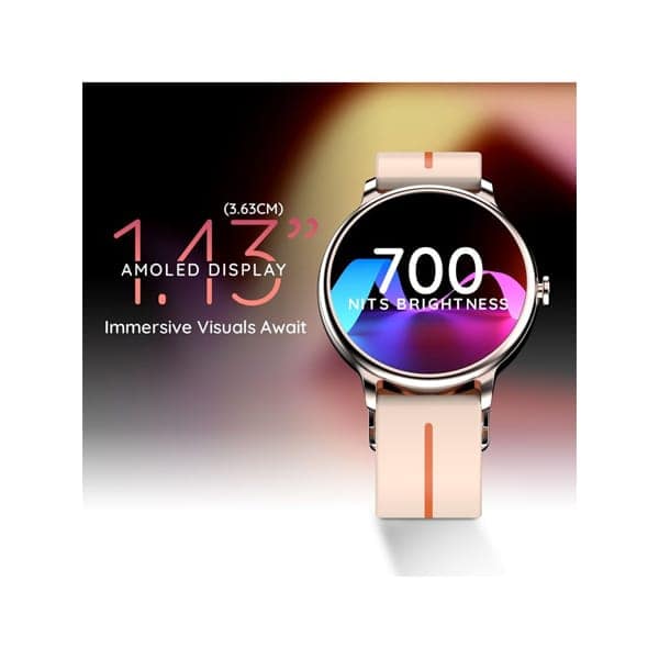 Pebble Magnum 1.43″ AMOLED Display Bluetooth Calling Smartwatch view 2