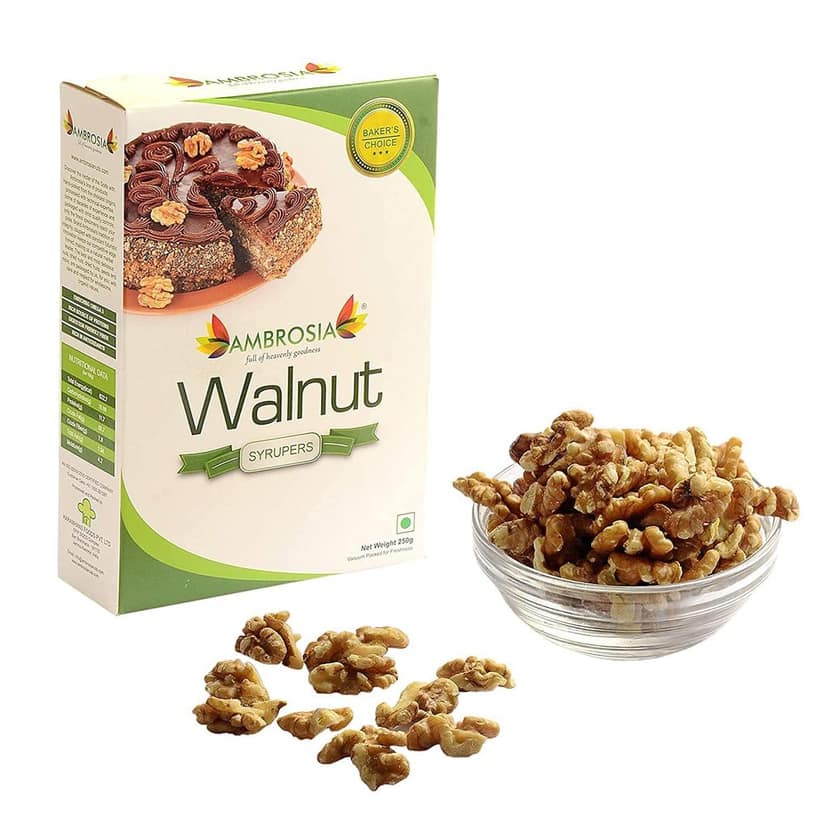 Ambrosia Walnut Kernels Extra Light Quarters 250g | Baker | 2-4 Pieces view 2