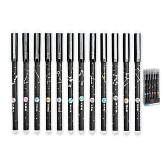 Delhi Deals Hub Erasable Gel Ink Pens 0.5 mm Fine Point Blue Ink Pack of 12 for Writing Drawing Journaling and Office Use