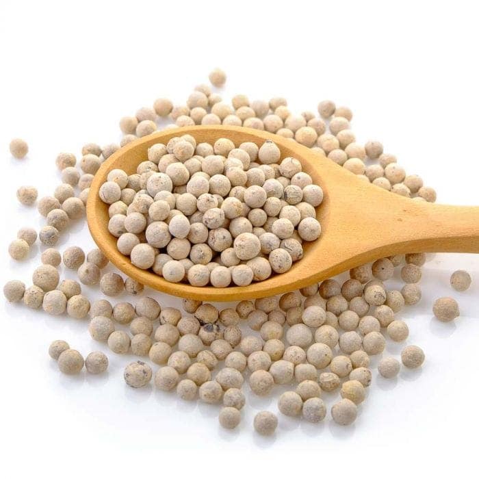 Gunvika Whole Raw Natural Premium White Pepper - 50 gm view 2