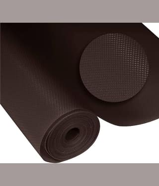 EASYHOME Multipurpose ( 45 cm X 3 m) EVA Anti-Slip Mat Liners For Bathroom, Kitchen, Fridge & Table Mat- Brown (45cmx300cm)