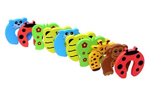 BabySafeHouse Finger Pinch Door Guard for Baby Safety (Animal Shape-Pack of 10)-Door Stopper for Protection from Door Slamming & Accidental Door Lock BabySafeHouse Finger Pinch Door Guard for Baby Safety (Animal Shape-Pack of 10)-Door Stopper for Protect view 2