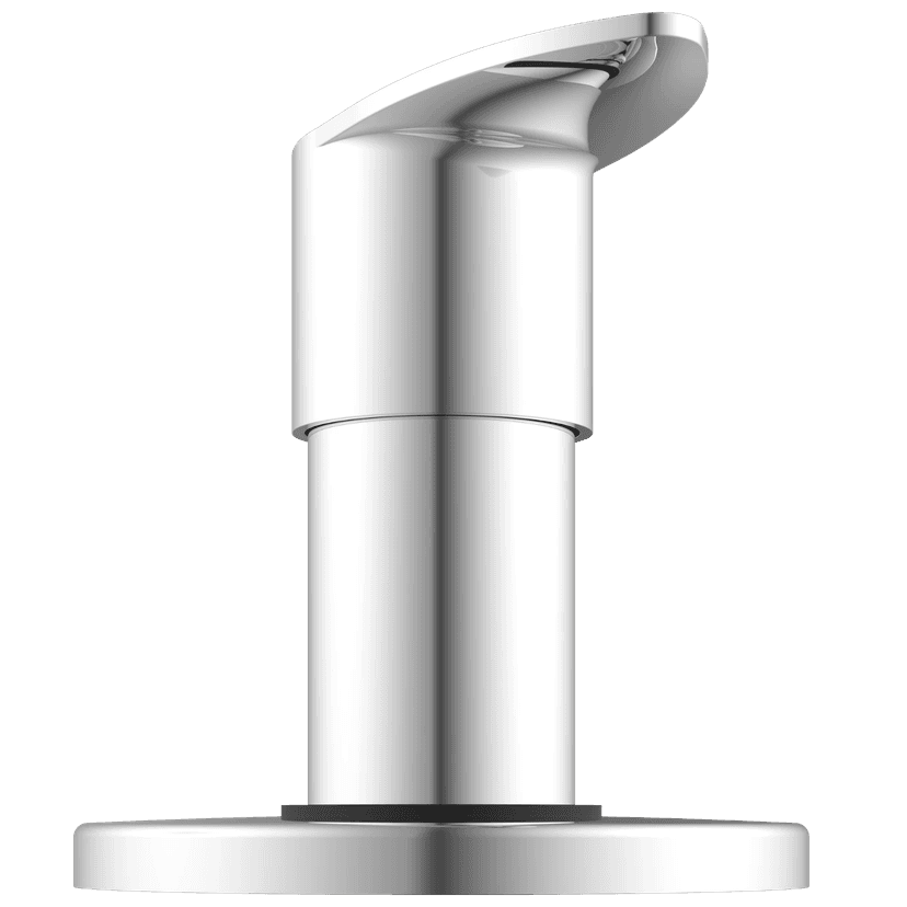 KA-3140 Kia Exposed Part Kit Of Concealed Stop Cock & Flush Cock With Fitting Sleeve, Operating Lever & Adjustable Wall Flange-Chrome view 2