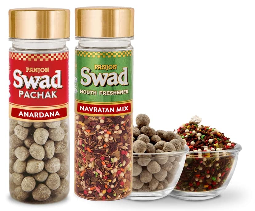 Panjon Swad Pachak Anardana & Mukhwas Navaratan Mix, 270g, 2 bottle
