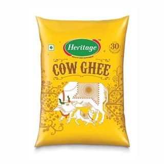 Heritage Golden Cow Ghee Pouch, 1000 Ml