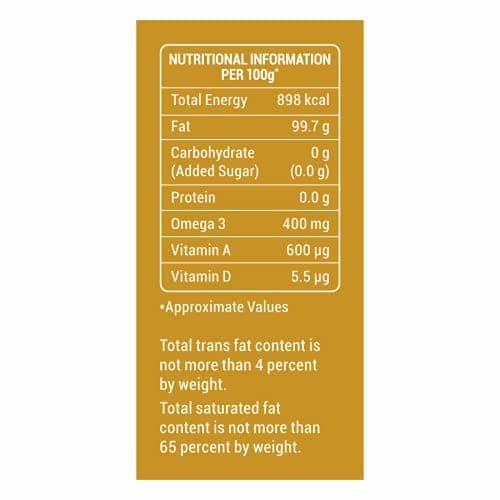 Heritage Golden Cow Ghee Pouch, 1000 Ml view 2