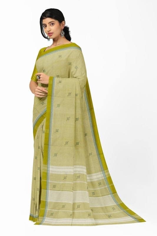 APCO Handloom - Women's Rahajmundry Pure Cotton Grey Handloom Saree (Angara Handloom Saree) 21 view 2