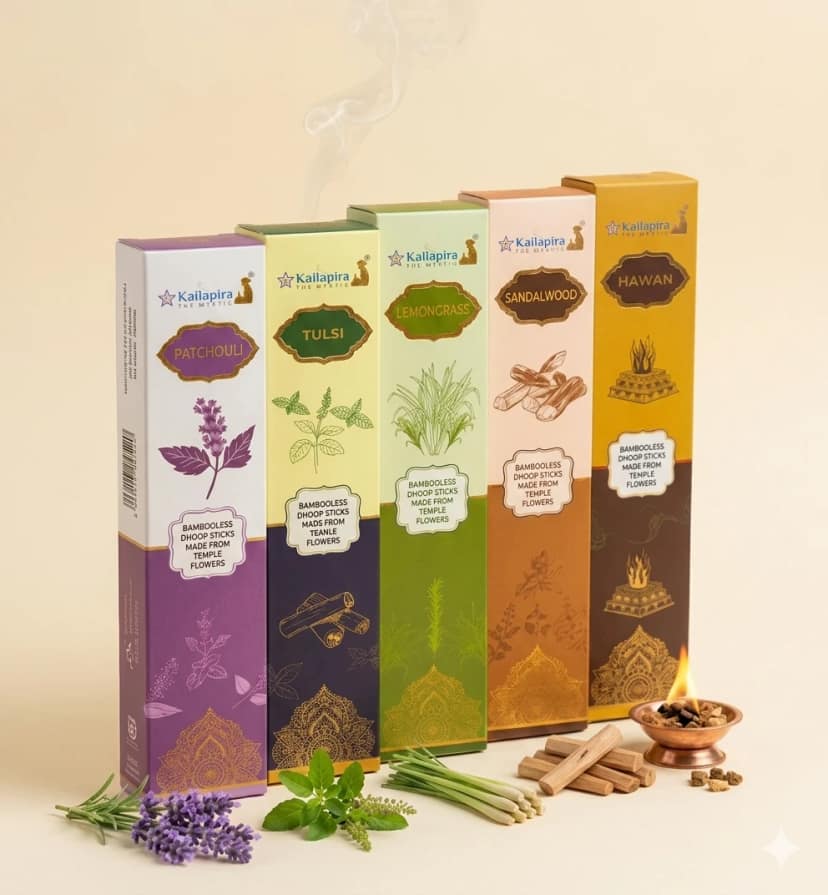 Kailapira Agarbatti Aromatherapy Series Incense Sticks Pack of 6 Premium Dhoop Batti 20×6U view 2