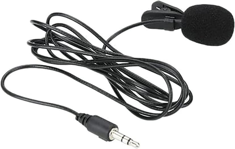 Wired Clip-On Lavalier Microphone with 3.5mm Jack | Collar Mic for Mobile, Laptop, Video Recording, Vlogging & Online Classes
