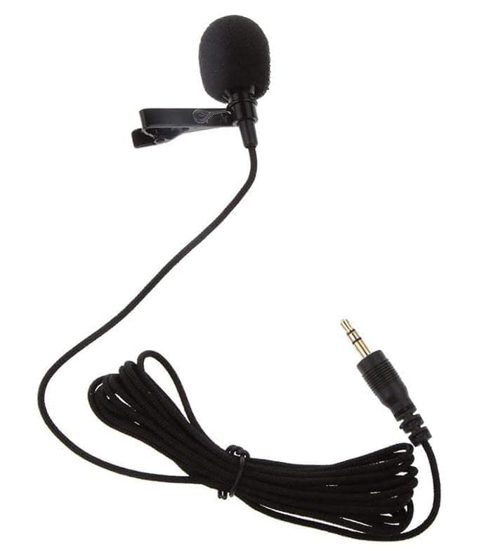Wired Clip-On Lavalier Microphone with 3.5mm Jack | Collar Mic for Mobile, Laptop, Video Recording, Vlogging & Online Classes view 2