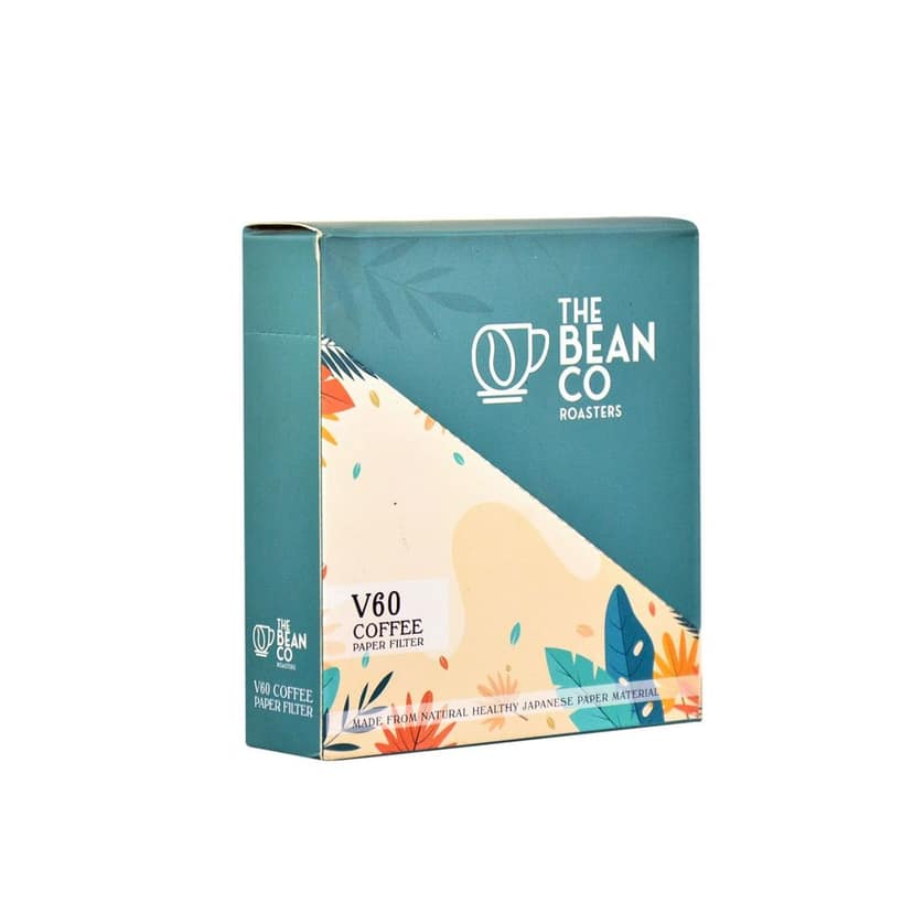 The Bean Co Roasters V60 Paper Coffee Filters | Pour Over Coffee Filter | Unbleached Paper | 200 Pcs | Size 02| 4 Boxes of 50 pcs Each | view 2