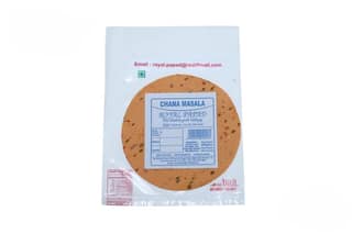 Royal Papad Chana Masala Papad 200g, 100% Veg | Urad Dal Papad | Spicy Masala Ready to Fry Crispy Snack | Traditional Indian Premium Papad for Meals & Tea Time - 200 gm