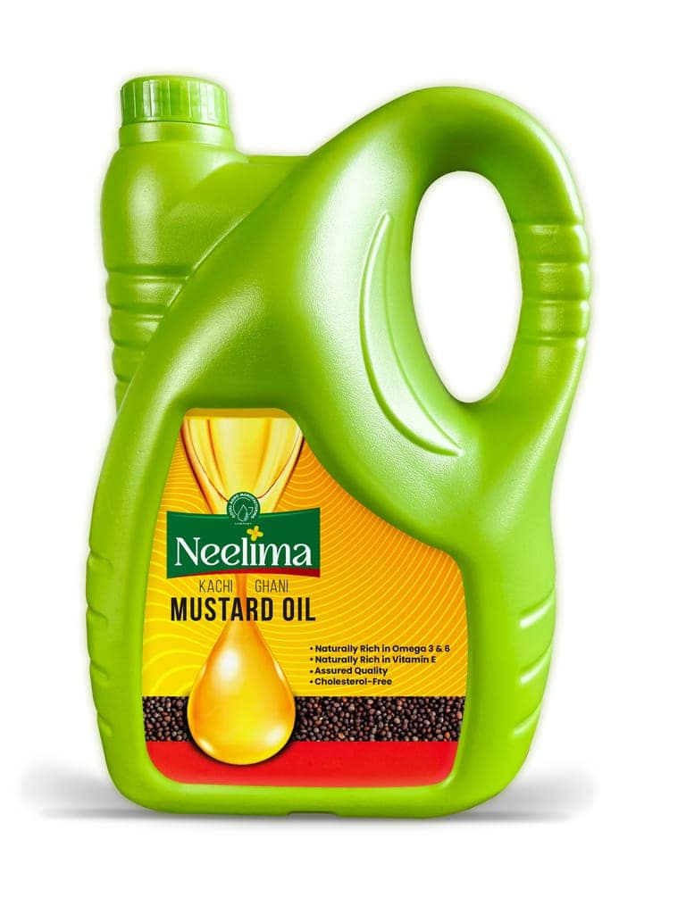 Neelima Kachi Ghani Mustard Oil 5L view 2