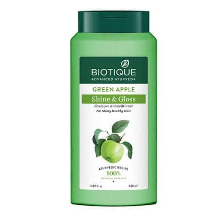 BIOTIQUE BIO GREEN APPLE SHAMPOO AND CONDITONER 340ML