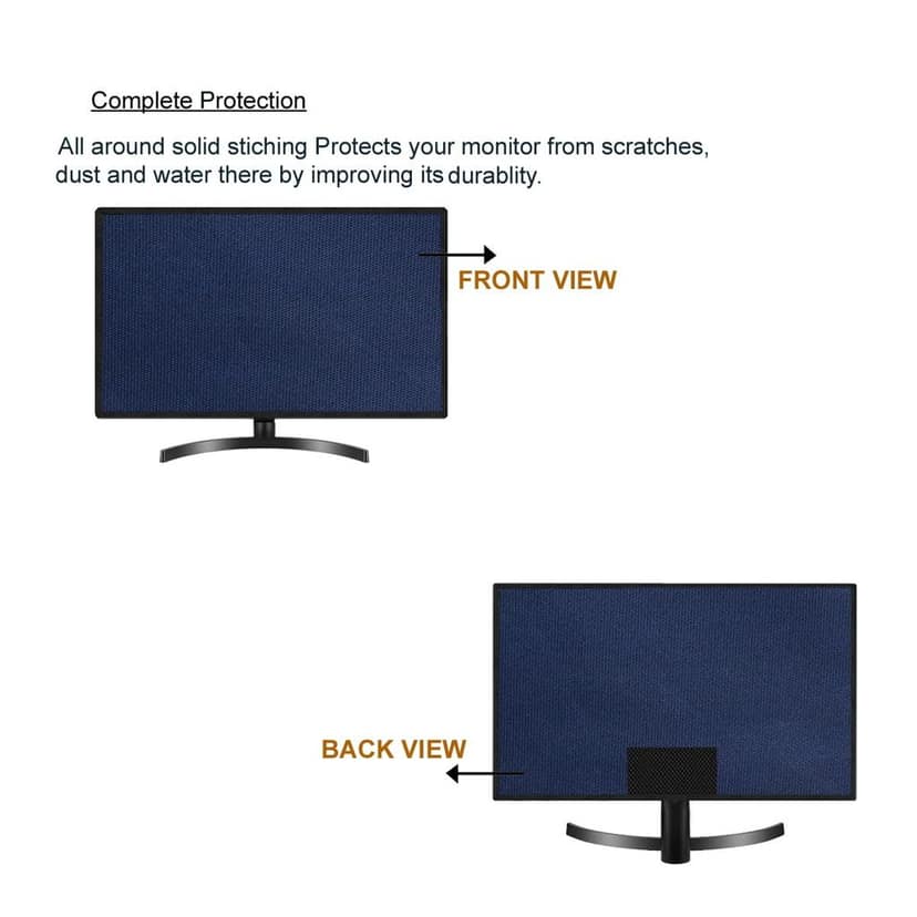 PalaP Super Premium Dust Proof Monitor Cover for LG 32 inches Monitor (Grey) view 2