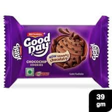 Britannia Good Day Choc Chip Cookies 39G