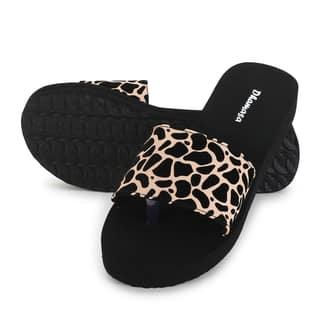 Dhamasa Stylish Cheeta design fashion casual flip flop slipper women & girls