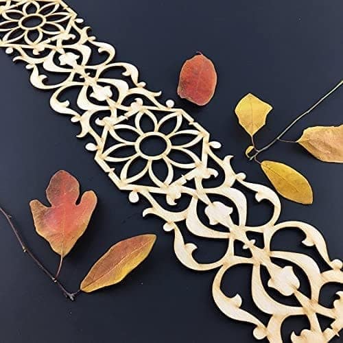 Haoser Corved Panel Geometric Wooden Panel, MDF jali for wall decoration for your Amazing Home (H-BP3-WDPNL-1_Beige_20X80CM) view 2