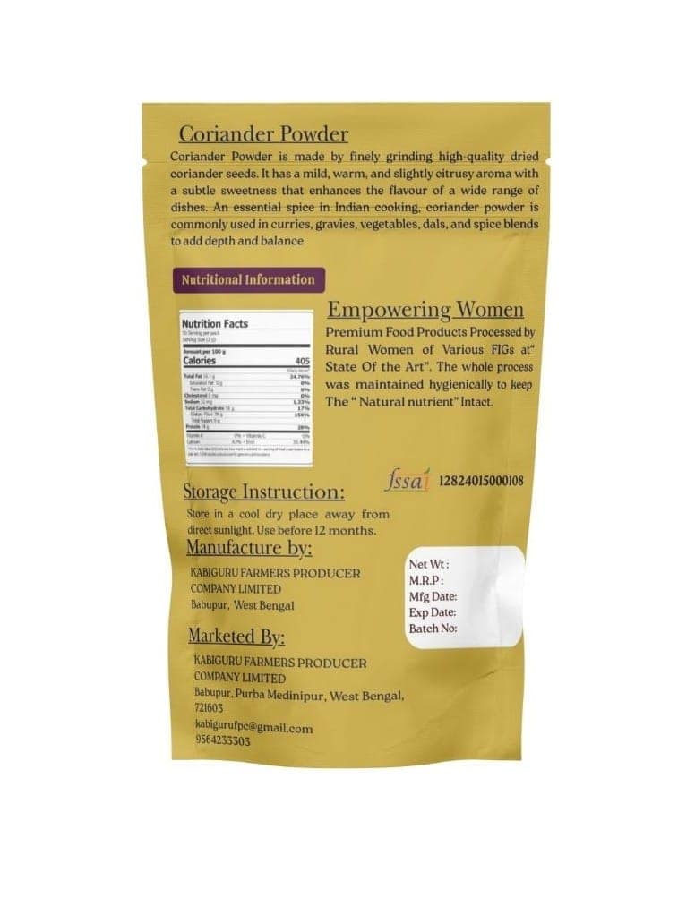100% Natural Coriander Powder view 2