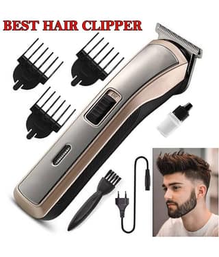 Electric Trimmer Rechargeable Razor Hair Clipper Shaving Professional Haircut Combo